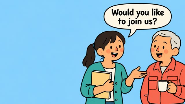 Would you like 초대하기